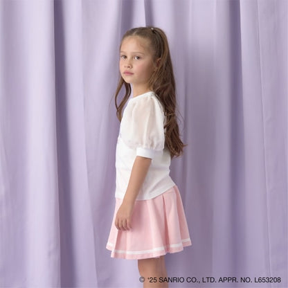 日本童裝 Ly# mine x Sanrio 泡泡袖上衣 100-140cm 女童款 春夏季 TOPS