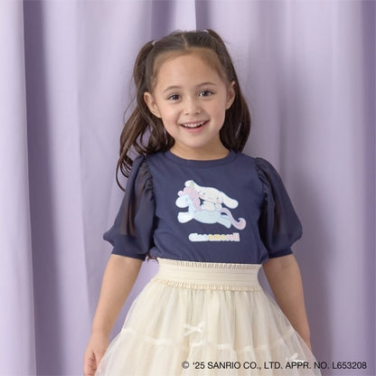 日本童裝 Ly# mine x Sanrio 泡泡袖上衣 100-140cm 女童款 春夏季 TOPS