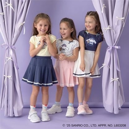 Japanese children's clothing Ly# mine x Sanrio puff sleeve top 100-140cm girls spring and summer TOPS 