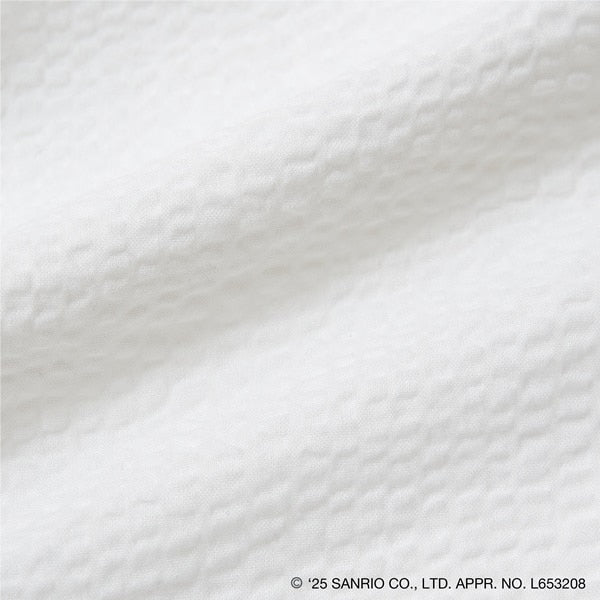 日本童裝 Ly# mine x Sanrio 泡泡袖襯衫上衣連髮繩 100-140cm 女童款 春夏季 TOPS