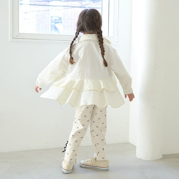 日本童裝 Ly# mine 防水風褸附收納袋 100-150cm 女童款 春季 OUTERWEAR