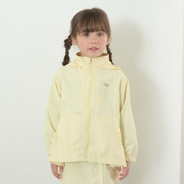 Japanese children's clothing Ly# mine waterproof series windbreaker with storage bag 100-150cm girls spring and summer OUTERWEAR 