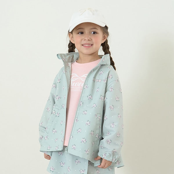 日本童裝 Ly# mine 防水風褸附收納袋 100-150cm 女童款 春季 OUTERWEAR