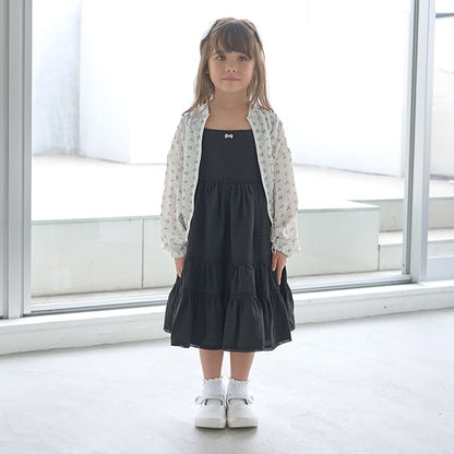 Japanese children's clothing Ly# mine thin edge refreshing cool jacket 100-150cm girls spring and summer outerwear 