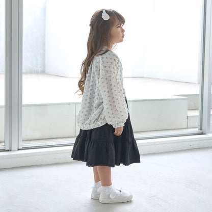 Japanese children's clothing Ly# mine thin edge refreshing cool jacket 100-150cm girls spring and summer outerwear 