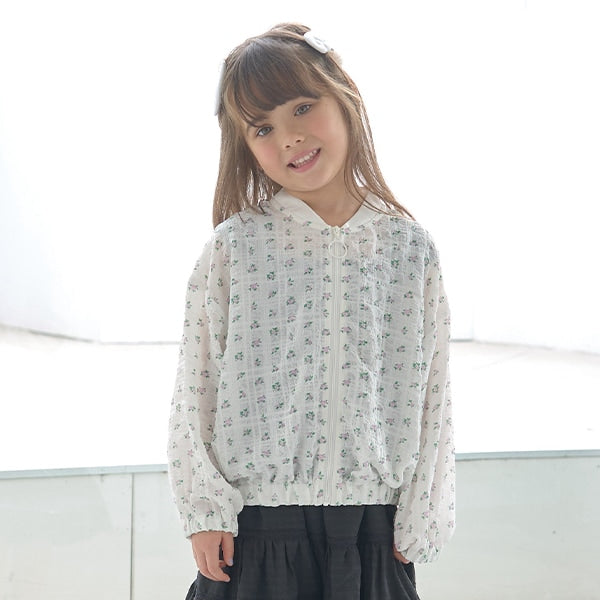 Japanese children's clothing Ly# mine thin edge refreshing cool jacket 100-150cm girls spring and summer outerwear 