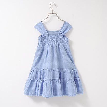 Japanese children's clothing Ly# mine suspender dress 100-150cm girls spring and summer dresses 