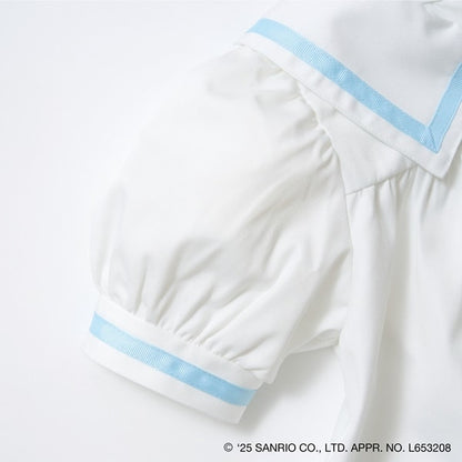Japanese children's clothing Ly# mine x Sanrio preppy dress 100-140cm girls spring and summer dresses 