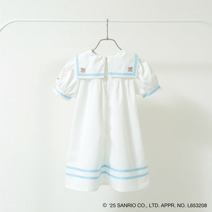 Japanese children's clothing Ly# mine x Sanrio preppy dress 100-140cm girls spring and summer dresses 