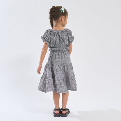 Japanese children's clothing Ly# mine 2Way front and back two-piece top and skirt set 100-150cm girls spring and summer TOPS SKIRTS 