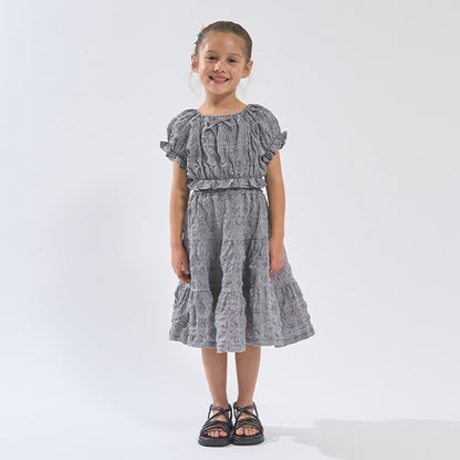 Japanese children's clothing Ly# mine 2Way front and back two-piece top and skirt set 100-150cm girls spring and summer TOPS SKIRTS 