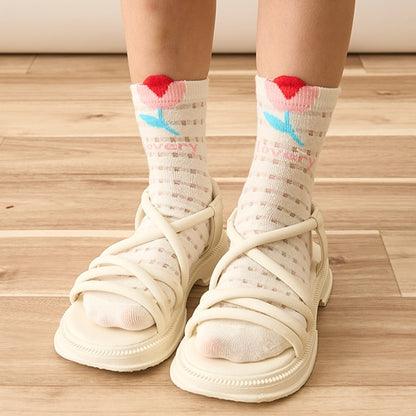 Lycee mine socks (1 pair, 16-22cm) shipped directly from Japan 