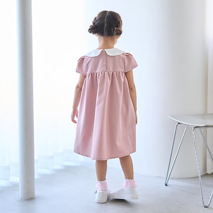 Japanese children's clothing Ly# mine bow dress 100-130cm girls spring and summer dresses for interviews/banquets/performances 