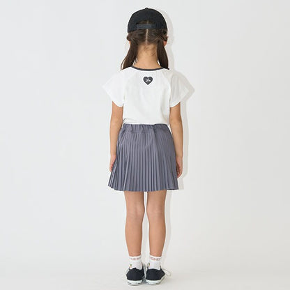 Japanese children's clothing Ly# mine pleated skirt 100-150cm girls summer SKIRTS 
