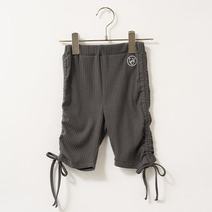 Japanese children's clothing Ly# mine wrinkled drawstring leggings 100-150cm girls summer PANTS 