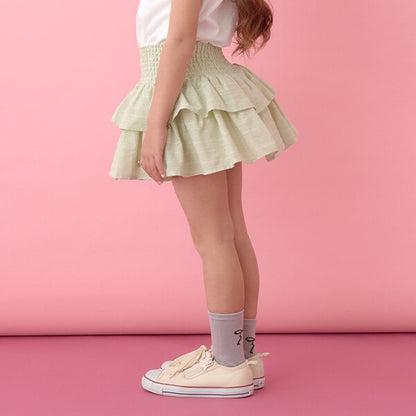 Japanese children's clothing Ly# mine lace short skirt pants 100-150cm girls summer SKIRTS PANTS 