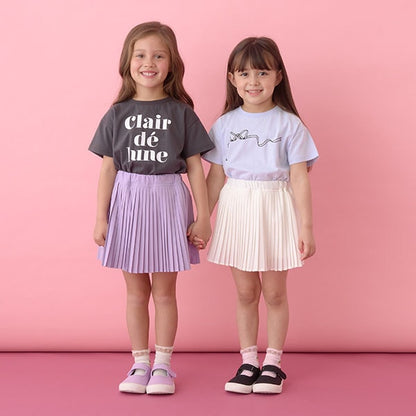 日本童裝 Ly# mine 印花短袖上衣 100-150cm 女童款 夏季 TOPS
