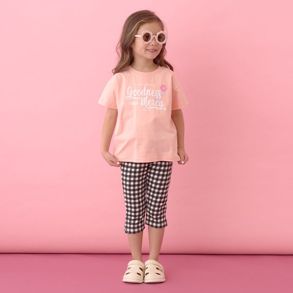 日本童裝 Ly# mine 印花短袖上衣 100-150cm 女童款 夏季 TOPS