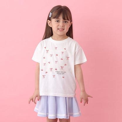 日本童裝 Ly# mine 印花短袖上衣 100-150cm 女童款 夏季 TOPS
