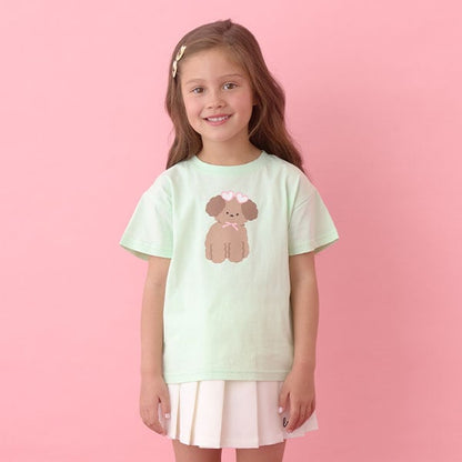 日本童裝 Ly# mine 印花短袖上衣 100-150cm 女童款 夏季 TOPS
