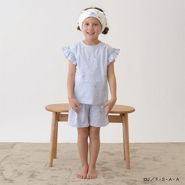 Japanese children's clothing Ly# mine x Crayon Shin-chan white pajamas 100-140cm girls' summer pajamas series 
