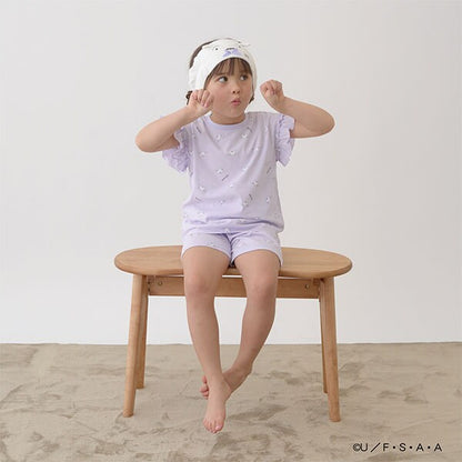 Japanese children's clothing Ly# mine x Crayon Shin-chan white pajamas 100-140cm girls' summer pajamas series 