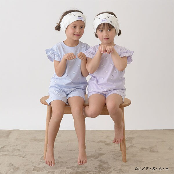 Japanese children's clothing Ly# mine x Crayon Shin-chan white pajamas 100-140cm girls' summer pajamas series 