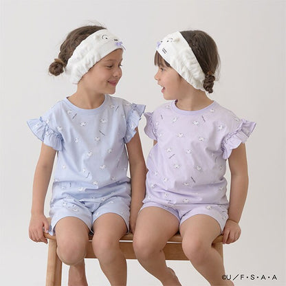 Japanese children's clothing Ly# mine x Crayon Shin-chan white pajamas 100-140cm girls' summer pajamas series 