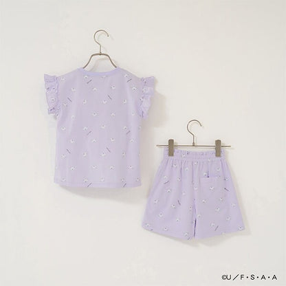 Japanese children's clothing Ly# mine x Crayon Shin-chan white pajamas 100-140cm girls' summer pajamas series 