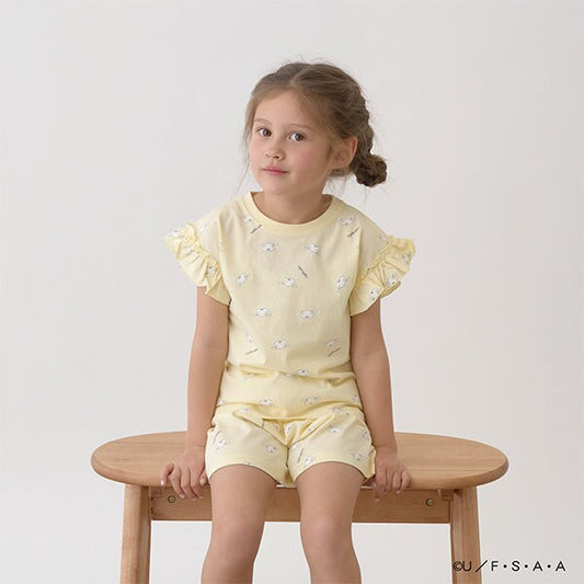 Japanese children's clothing Ly# mine x Crayon Shin-chan white pajamas 100-140cm girls' summer pajamas series 
