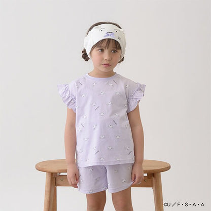 Japanese children's clothing Ly# mine x Crayon Shin-chan white pajamas 100-140cm girls' summer pajamas series 