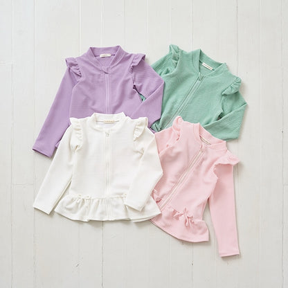 Japanese children's clothing Ly# mine UV protection swimsuit jacket 100-130cm girls summer swimsuit special edition [Japan pre-sale: mid-April 2025] 