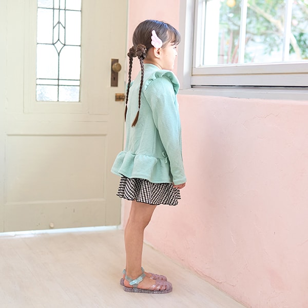 Japanese children's clothing Ly# mine UV protection swimsuit jacket 100-130cm girls summer swimsuit special edition [Japan pre-sale: mid-April 2025] 