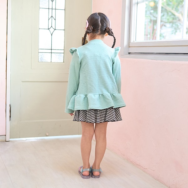 Japanese children's clothing Ly# mine UV protection swimsuit jacket 100-130cm girls summer swimsuit special edition [Japan pre-sale: mid-April 2025] 