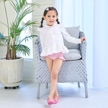 Japanese children's clothing Ly# mine UV protection swimsuit jacket 100-130cm girls summer swimsuit special edition [Japan pre-sale: mid-April 2025] 