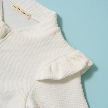 Japanese children's clothing Ly# mine UV protection swimsuit jacket 100-130cm girls summer swimsuit special edition [Japan pre-sale: mid-April 2025] 