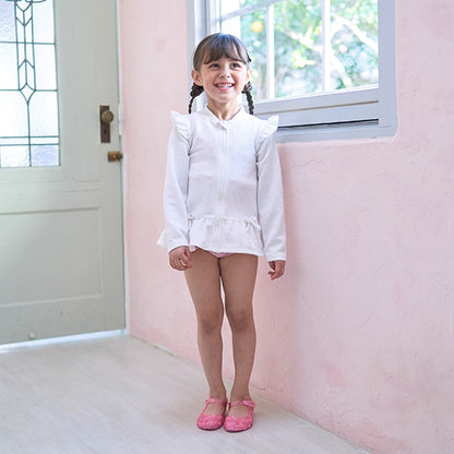 Japanese children's clothing Ly# mine UV protection swimsuit jacket 100-130cm girls summer swimsuit special edition [Japan pre-sale: mid-April 2025] 