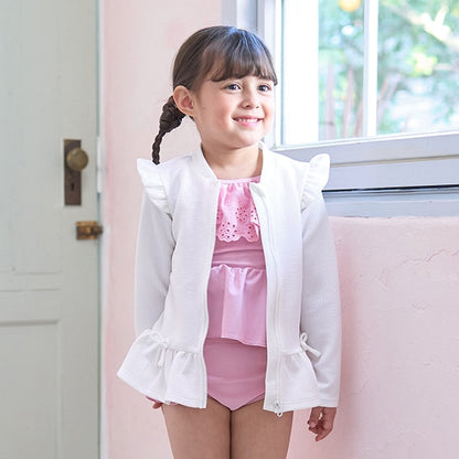Japanese children's clothing Ly# mine UV protection swimsuit jacket 100-130cm girls summer swimsuit special edition [Japan pre-sale: mid-April 2025] 