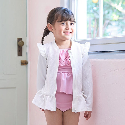 Japanese children's clothing Ly# mine UV protection swimsuit jacket 100-130cm girls summer swimsuit special edition [Japan pre-sale: mid-April 2025] 