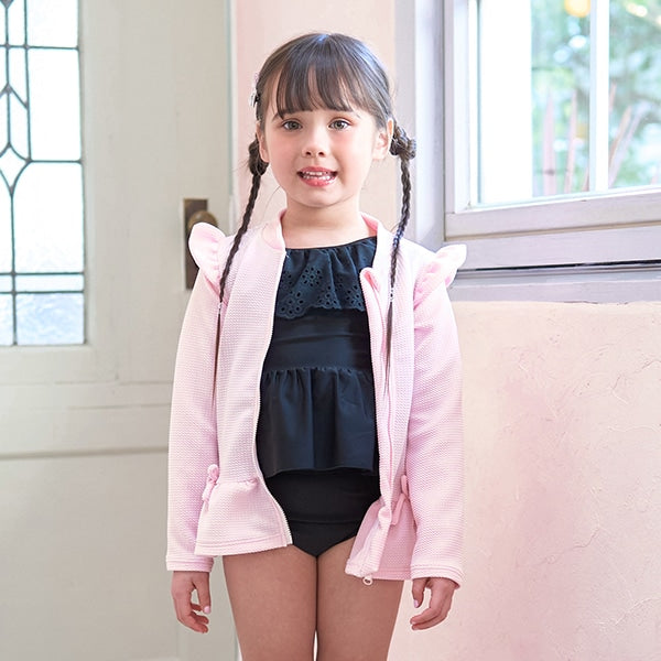 Japanese children's clothing Ly# mine UV protection swimsuit jacket 100-130cm girls summer swimsuit special edition [Japan pre-sale: mid-April 2025] 