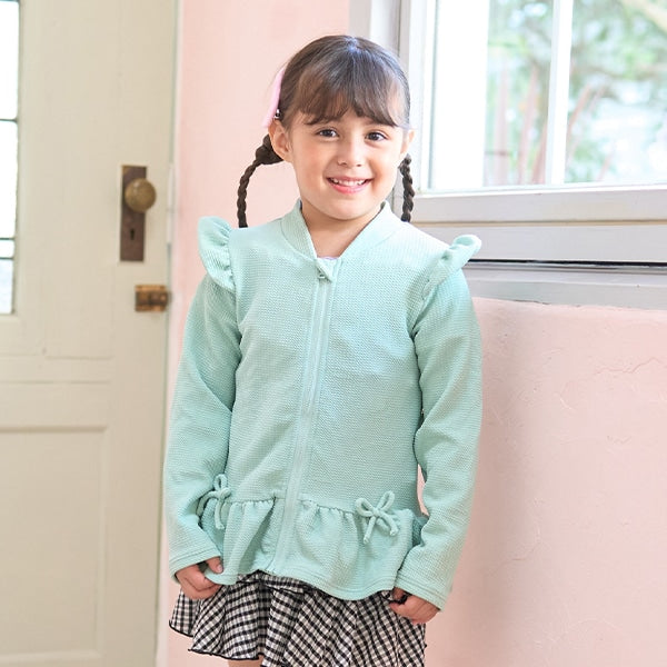 Japanese children's clothing Ly# mine UV protection swimsuit jacket 100-130cm girls summer swimsuit special edition [Japan pre-sale: mid-April 2025] 