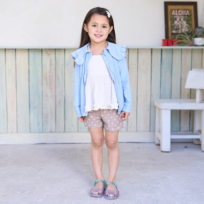 Japanese children's clothing Ly# mine UV protection swimsuit jacket 100-130cm girls summer swimsuit special edition [Japan pre-sale: mid-April 2025]