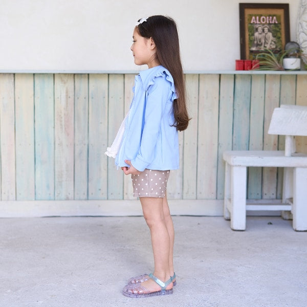 Japanese children's clothing Ly# mine UV protection swimsuit jacket 100-130cm girls summer swimsuit special edition [Japan pre-sale: mid-April 2025]