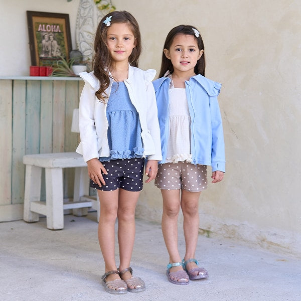 Japanese children's clothing Ly# mine UV protection swimsuit jacket 100-130cm girls summer swimsuit special edition [Japan pre-sale: mid-April 2025]