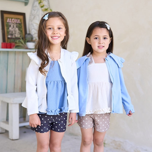 Japanese children's clothing Ly# mine UV protection swimsuit jacket 100-130cm girls summer swimsuit special edition [Japan pre-sale: mid-April 2025]