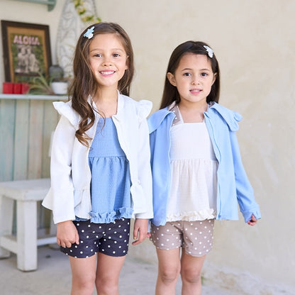 Japanese children's clothing Ly# mine UV protection swimsuit jacket 100-130cm girls summer swimsuit special edition [Japan pre-sale: mid-April 2025]