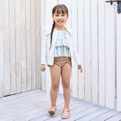 Japanese children's clothing Ly# mine UV protection swimsuit jacket 100-130cm girls summer swimsuit special edition [Japan pre-sale: mid-April 2025]