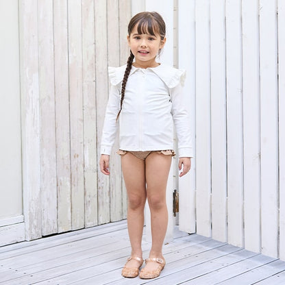 Japanese children's clothing Ly# mine UV protection swimsuit jacket 100-130cm girls summer swimsuit special edition [Japan pre-sale: mid-April 2025]