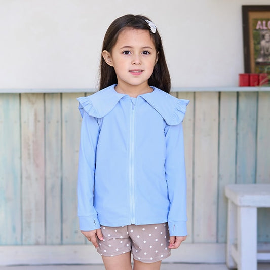 Japanese children's clothing Ly# mine UV protection swimsuit jacket 100-130cm girls summer swimsuit special edition [Japan pre-sale: mid-April 2025]