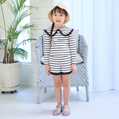 Japanese children's clothing Ly# mine UV protection swimsuit two-piece set 100-130cm girls summer swimsuit special edition [Japan pre-sale: mid-April 2025] 